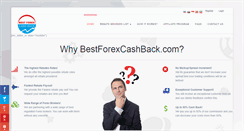 Desktop Screenshot of bestforexcashback.com