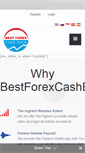 Mobile Screenshot of bestforexcashback.com